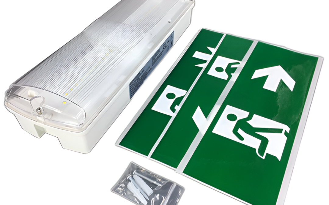 Combinación de luz LED de salida emergencia