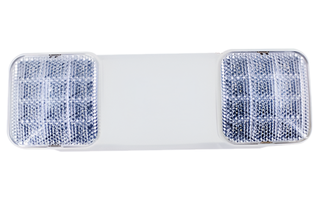 Luz de emergencia de dos cabezales